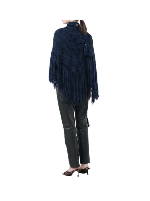 scialle peonia Blu midnight by 'Chiara is' CHIARA IS | SPEO001WOMIDNIGHT BLUE MDB